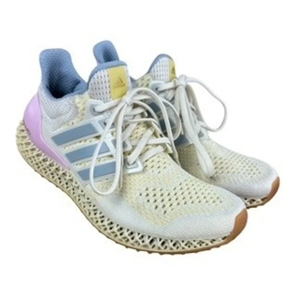 Adidas Originals Ultra 4D Mens Sneakers Off White Orchid Pink IF0301 Size 7 US